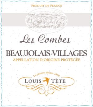 Alternative view of Beaujolais Villages Les Combes Rouge 2020