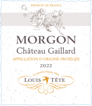 Alternative view of Morgon Château Gaillard 2023