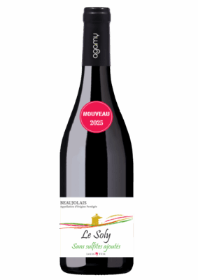 Beaujolais Nouveau Le Soly sans sulfites Rouge 2025